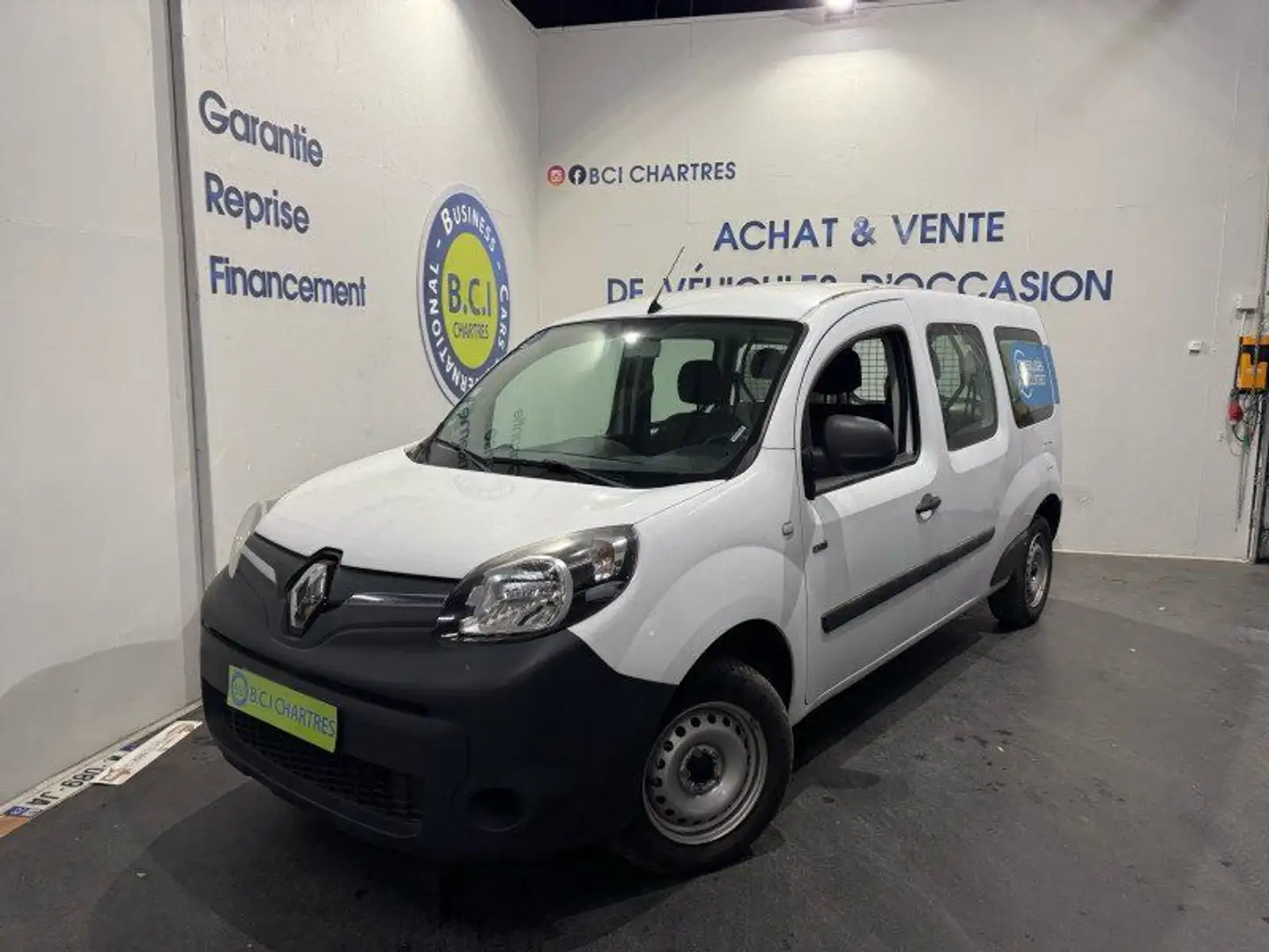 Renault Kangoo II ELECTRIC 33 MAXI CABINE APPROFONDIE CONFORT Blanc - 1