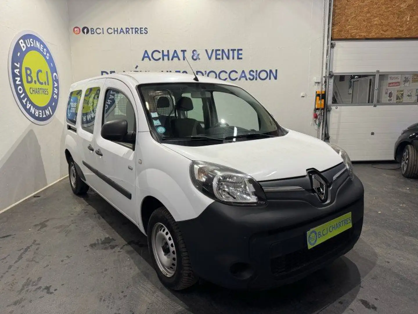 Renault Kangoo II ELECTRIC 33 MAXI CABINE APPROFONDIE CONFORT Blanc - 2