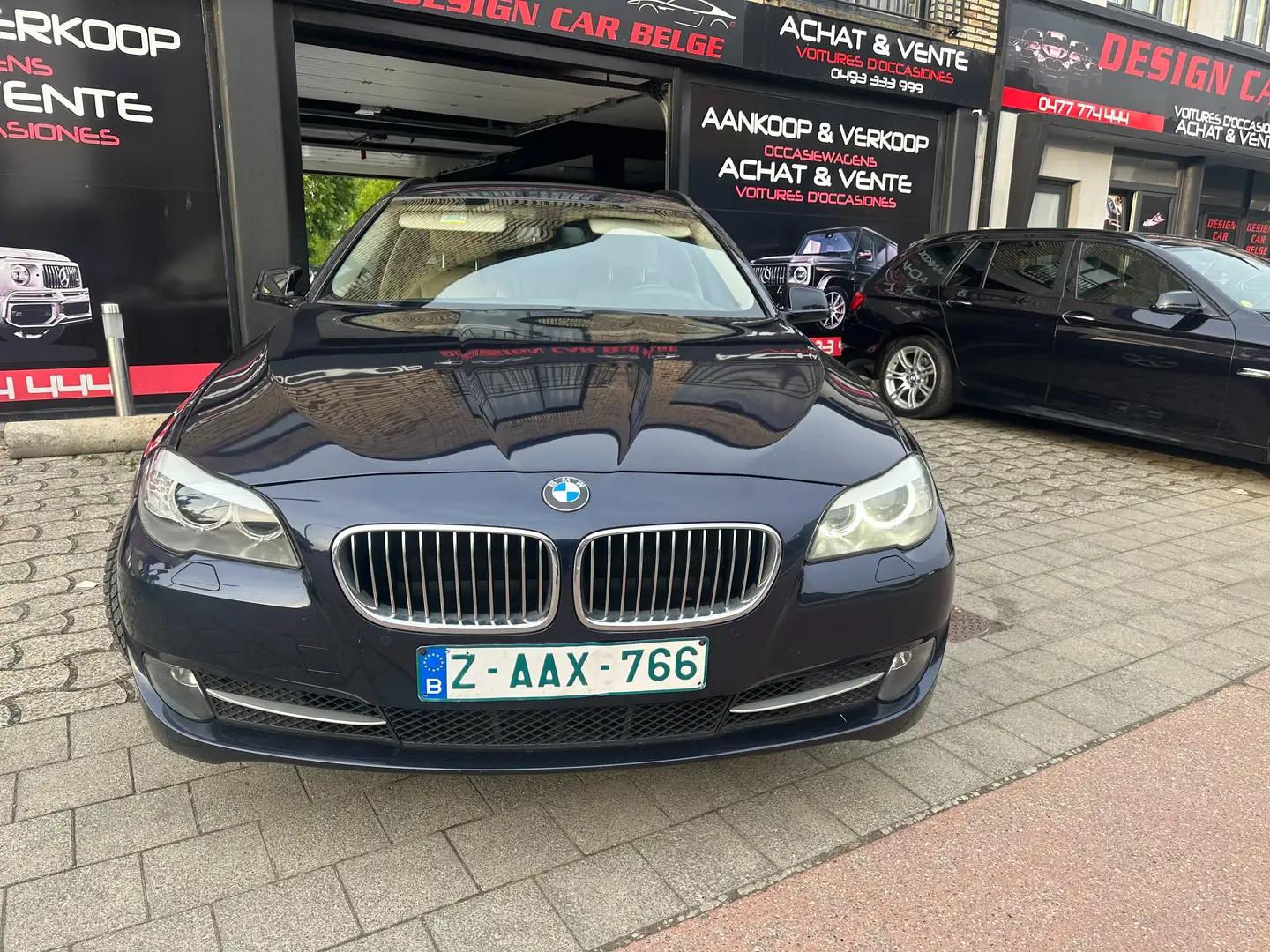 BMW 520 520dAS Carnet Compl BMW*Tres bon etat*Big Navigati Blauw - 2