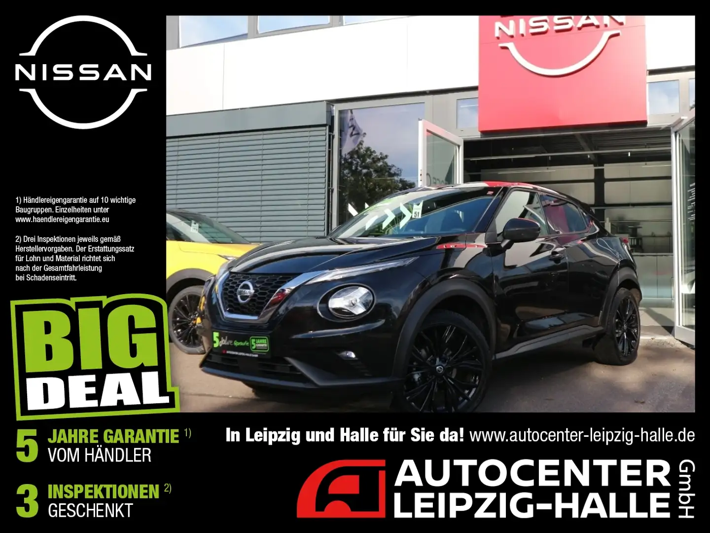 Nissan Juke 1.0 DIG-T DCT Enigma Navi+SHZ+Winterp+Kamera Zwart - 1