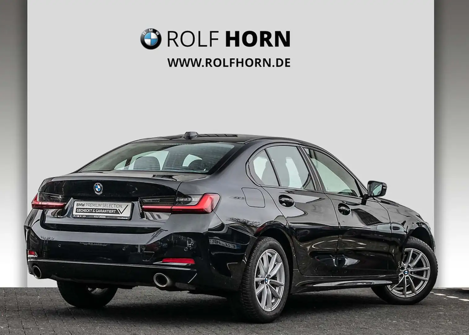 BMW 320 i Automatik Navi LED Komfzg Sitzhzg Klima PDC Noir - 2