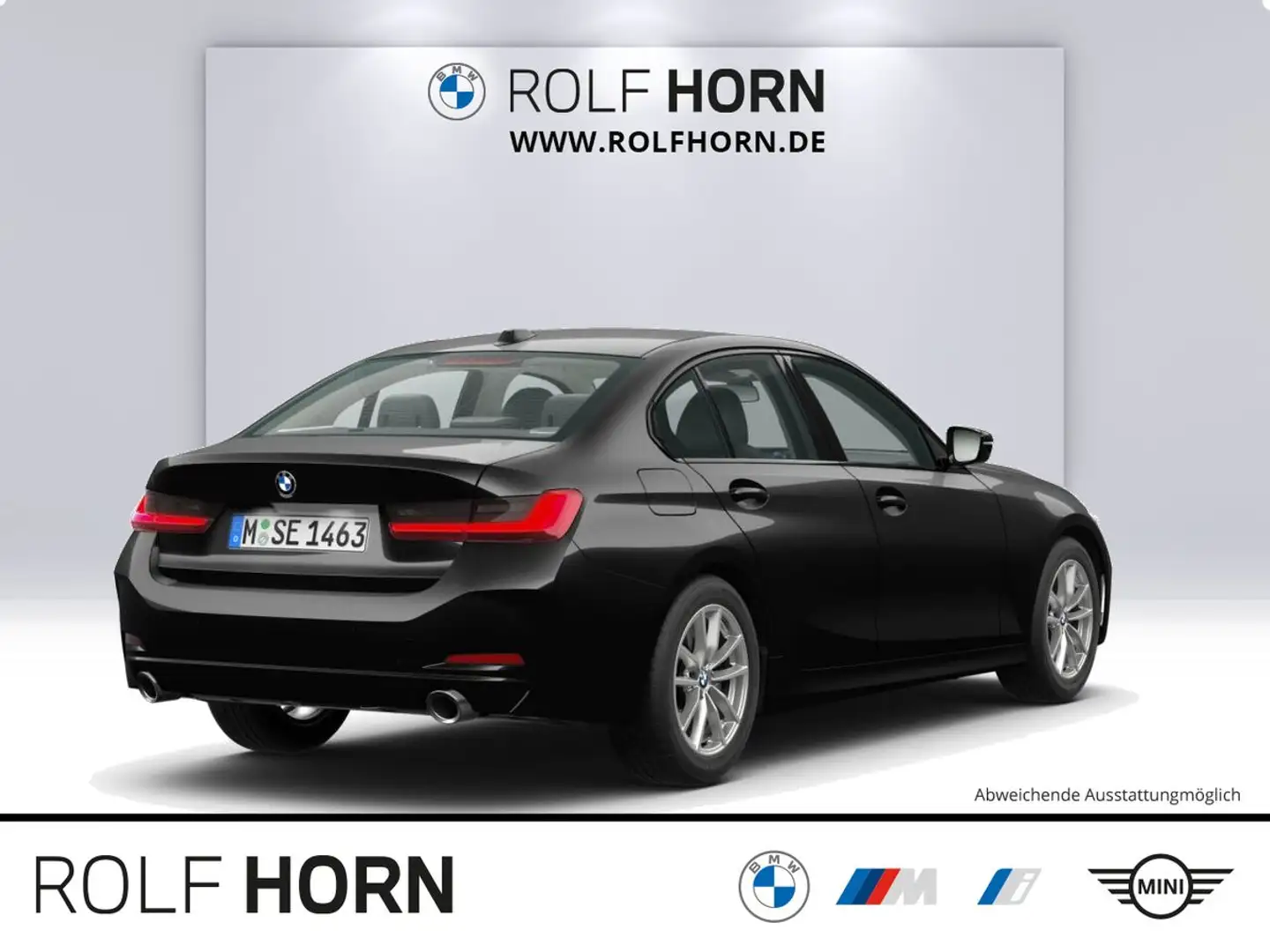 BMW 320 i Automatik Navi LED Komfzg Sitzhzg Klima PDC Schwarz - 2