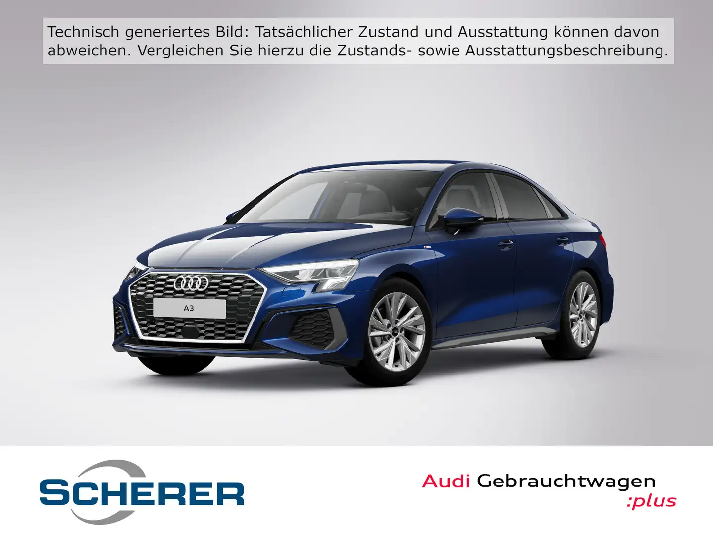 Audi A3 35 TFSI S tronic S LINE MAT-LED SIT Blau - 1