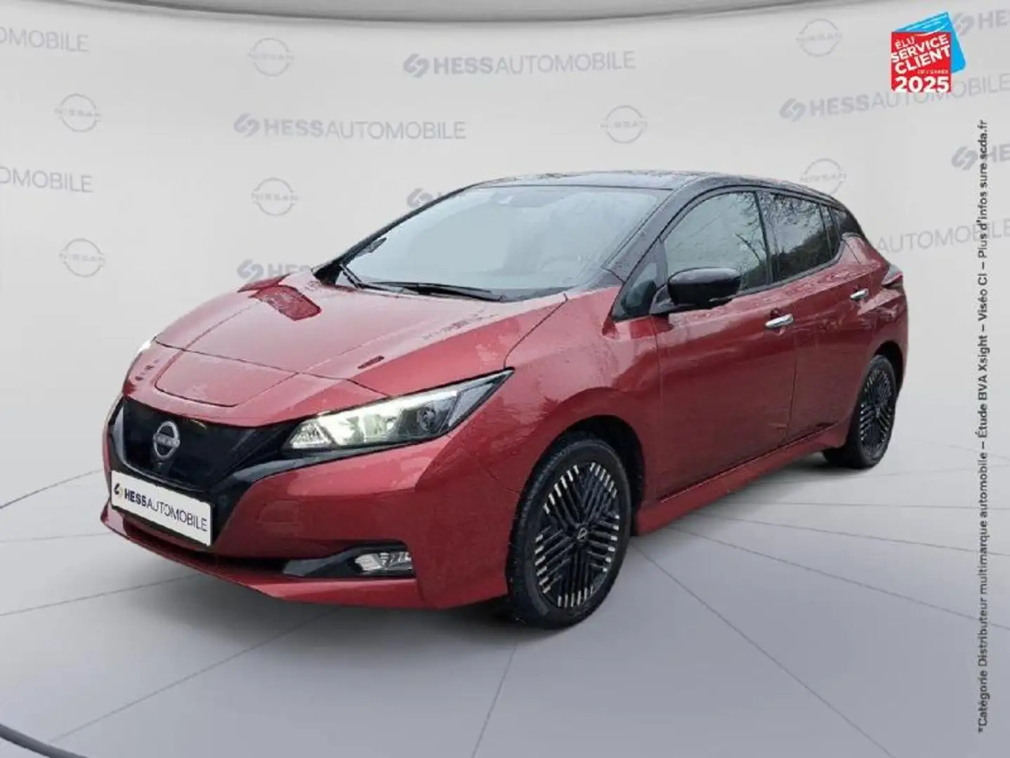 Nissan Leaf 217ch e+ 62kWh N-Connecta 22 Rouge - 1