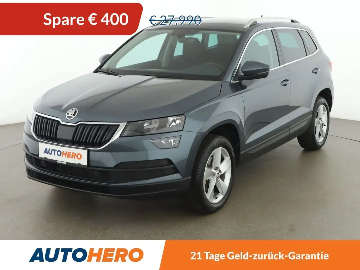 Skoda Karoq 1.5 TSI ACT Ambition Aut. *CAM*ACC*NAVI*PDC*AHK* Grau - 1