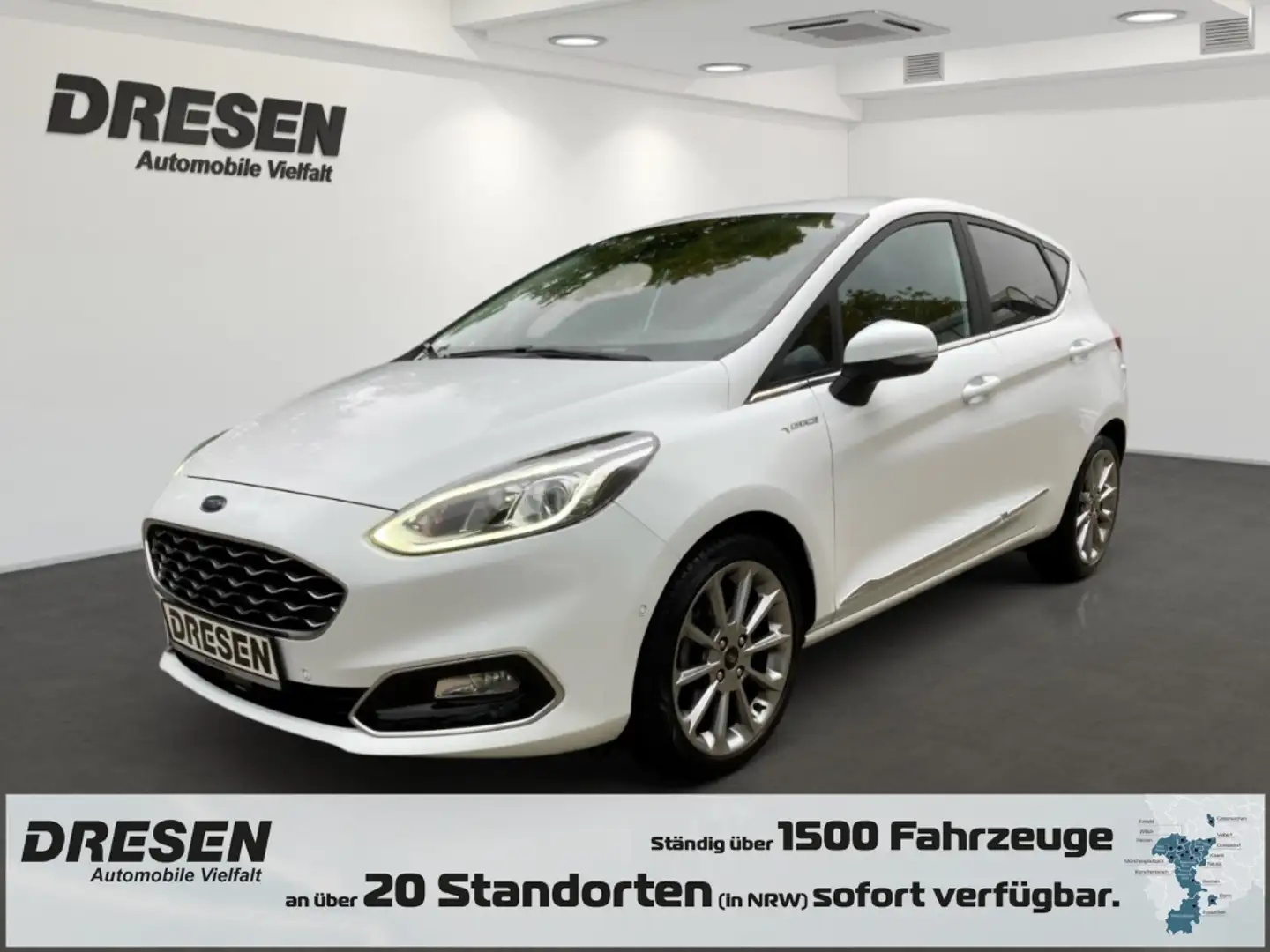 Ford Fiesta Vignale Navi B&O ACC Apple CarPlay Android Auto Kl Weiß - 1