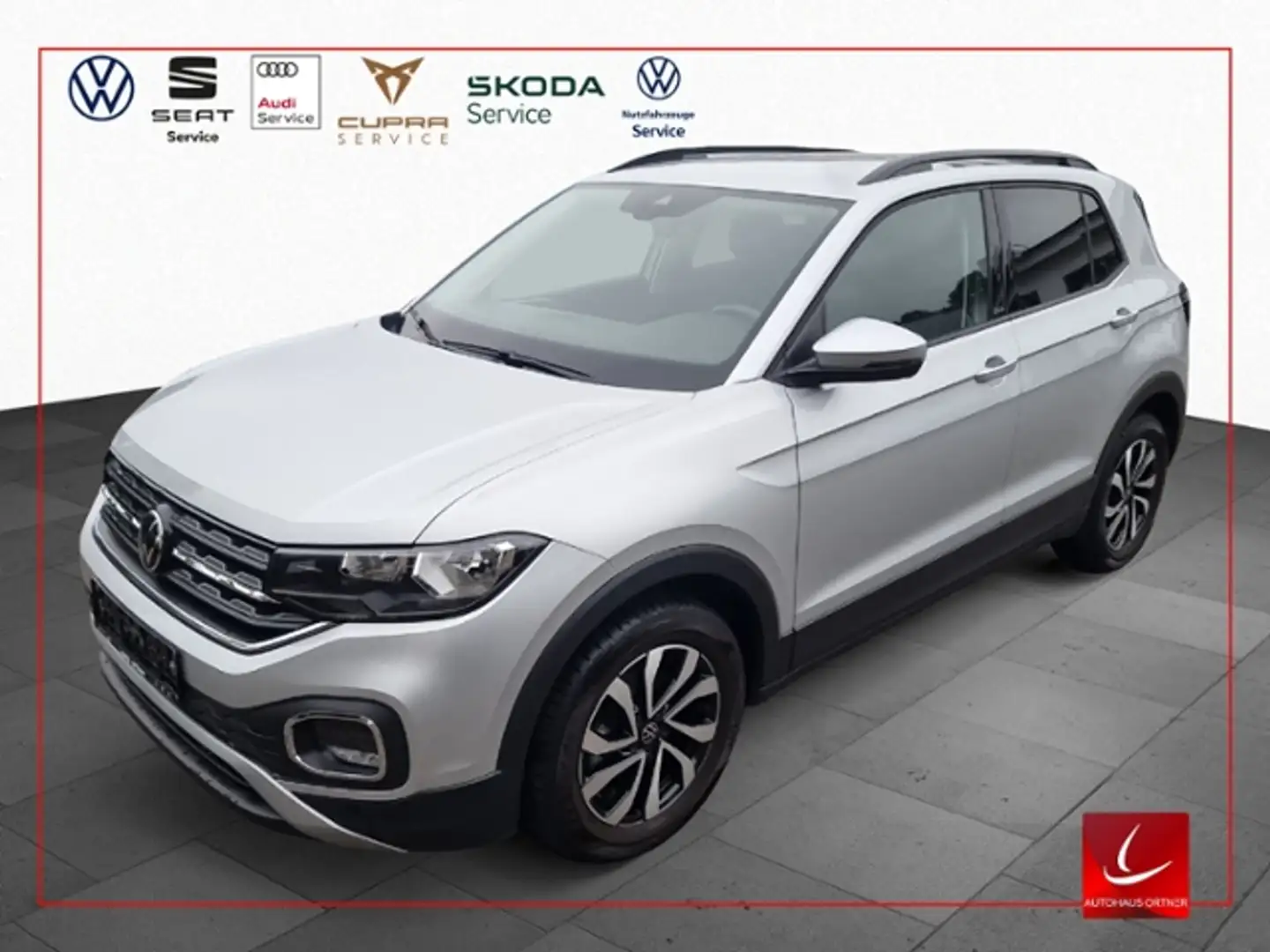 Volkswagen T-Cross 1.0 TSI ACTIVE LED SHZ KLIMA LIGHT-ASSIST ALU Zilver - 1