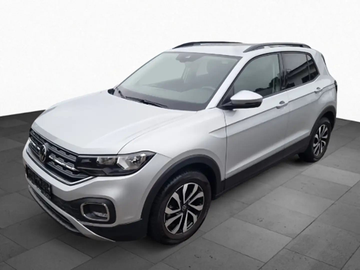 Volkswagen T-Cross 1.0 TSI ACTIVE LED SHZ KLIMA LIGHT-ASSIST ALU Zilver - 2