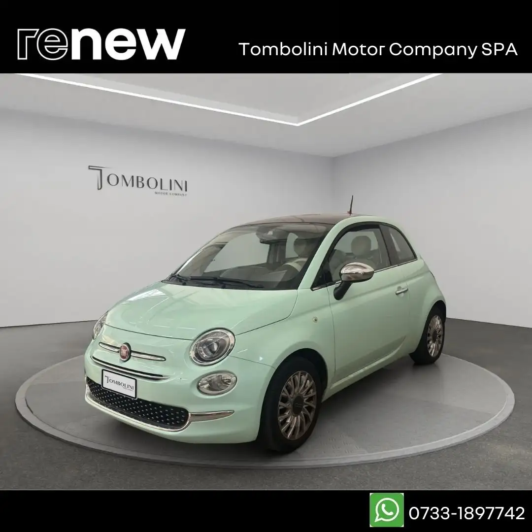 Fiat 500 500 III 2015 1.2 Lounge easypower Gpl 69cv Verde - 1