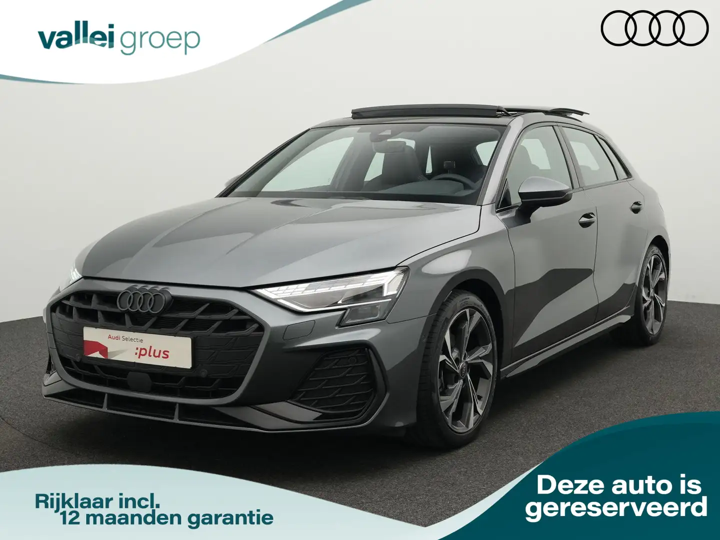 Audi A3 35 TFSI 150 pk S-tronic S edition / S-Line | Panor Grijs - 1