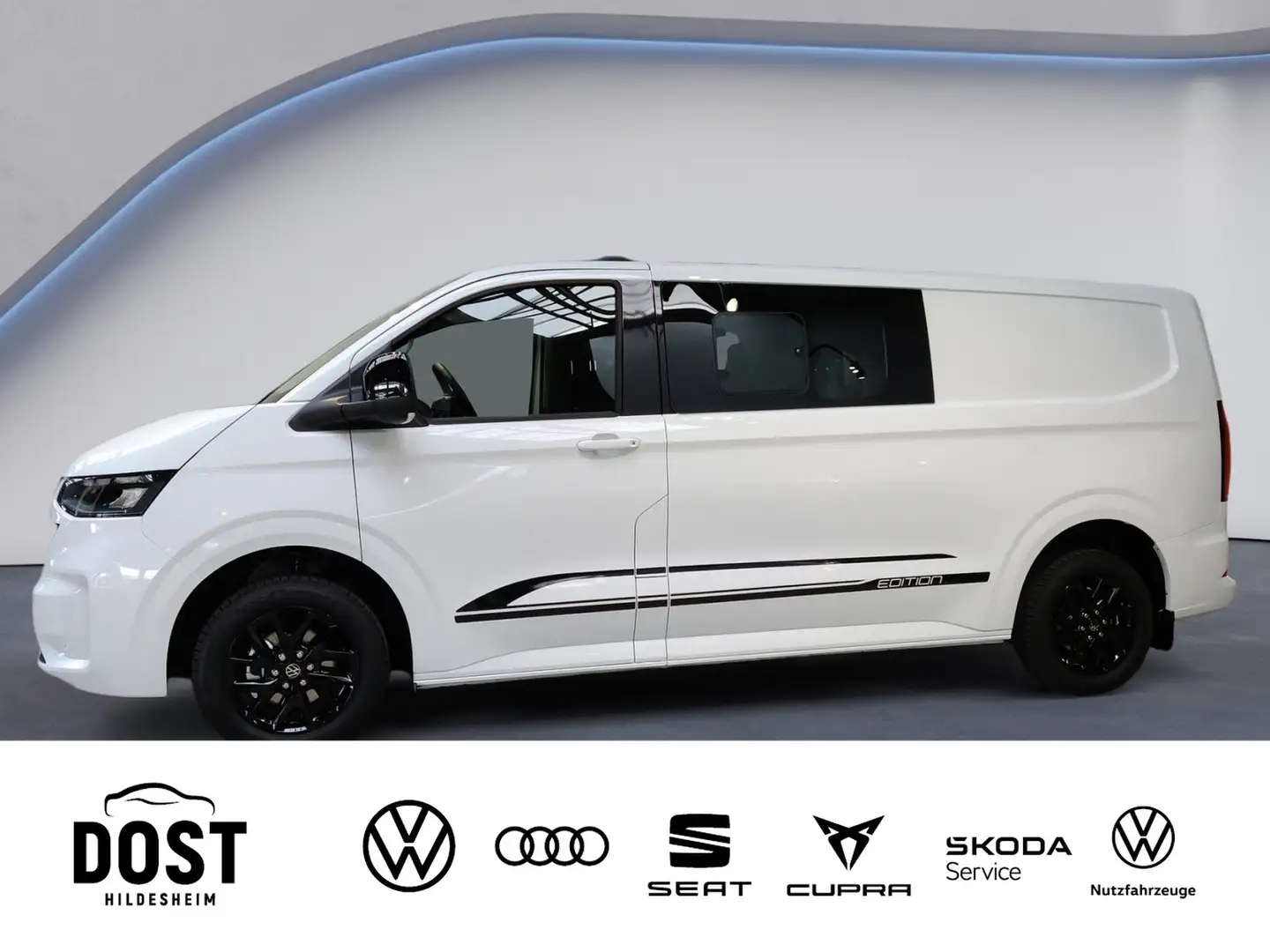 Volkswagen Transporter Kastenwagen Plus Edition 6 Sitze Weiß - 2