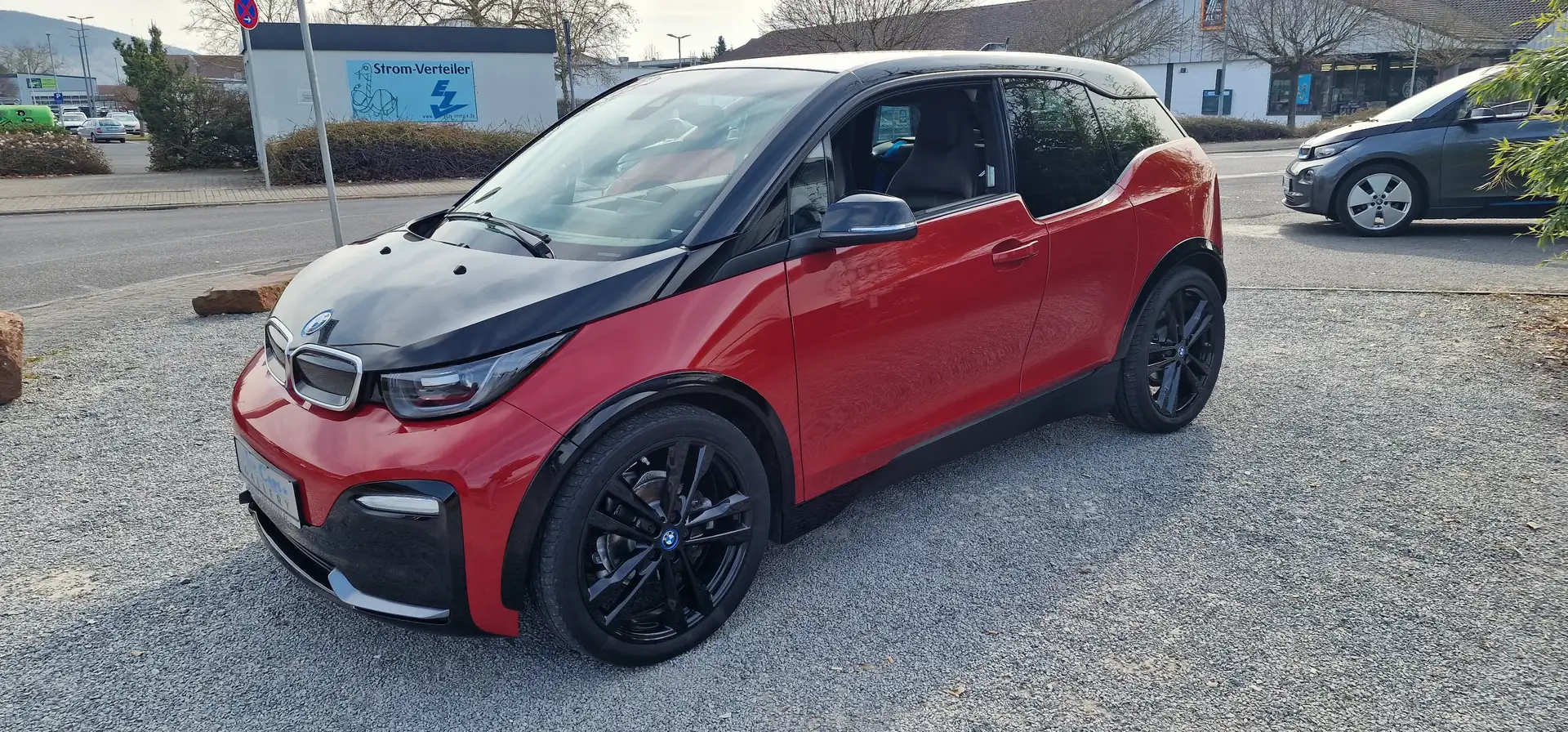BMW i3 s Drivi+ NaviProf KAM LEDER Blaue Gurte Червоний - 2