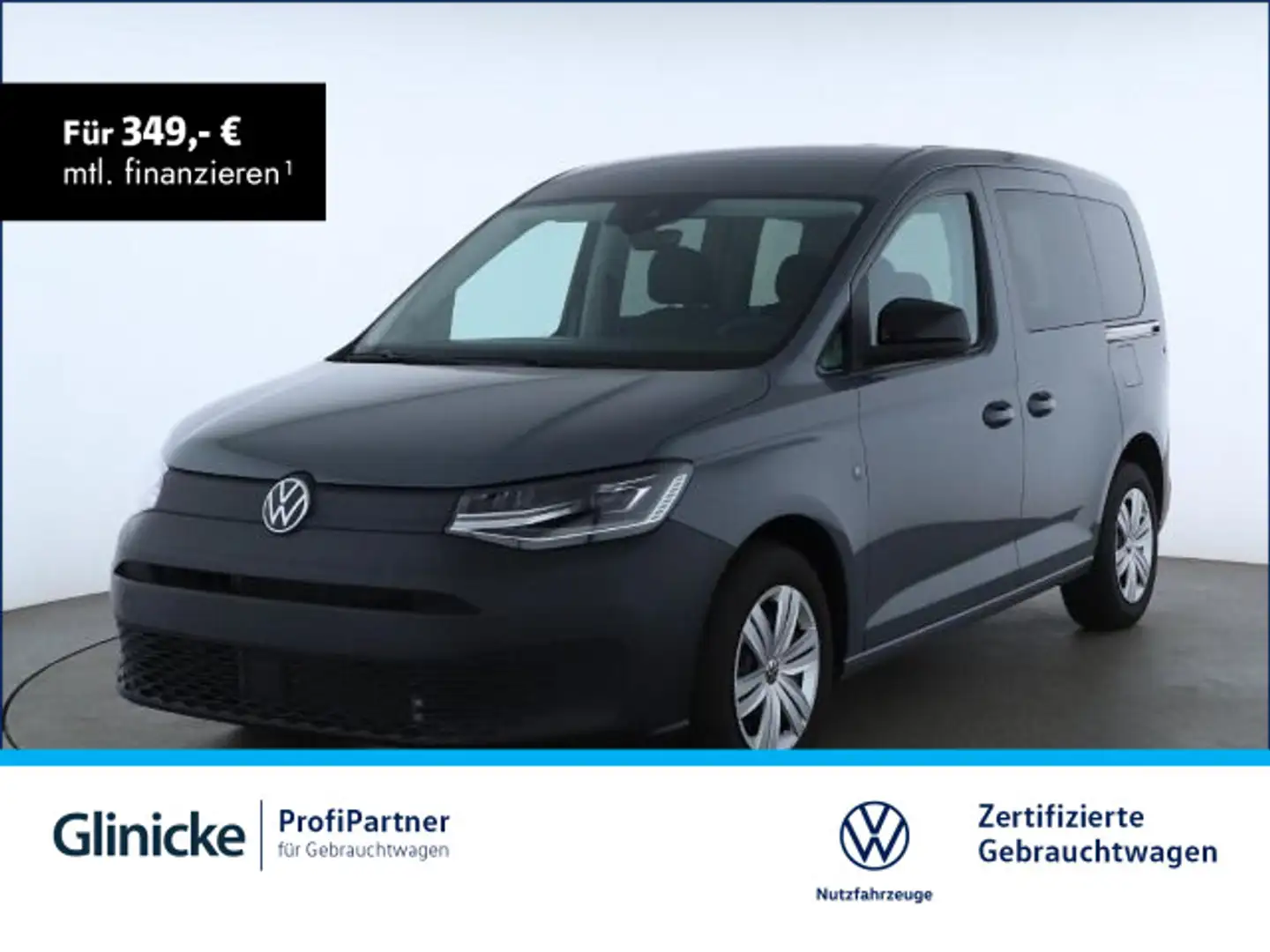 Volkswagen Caddy 1.5 TSI DSG 3J.Anschlussg. Climatr. Kamera Grau - 1