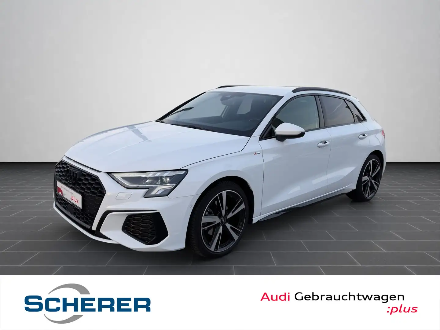 Audi A3 Sportback 35 TFSI S tronic S line NAVI PLUS A Weiß - 1