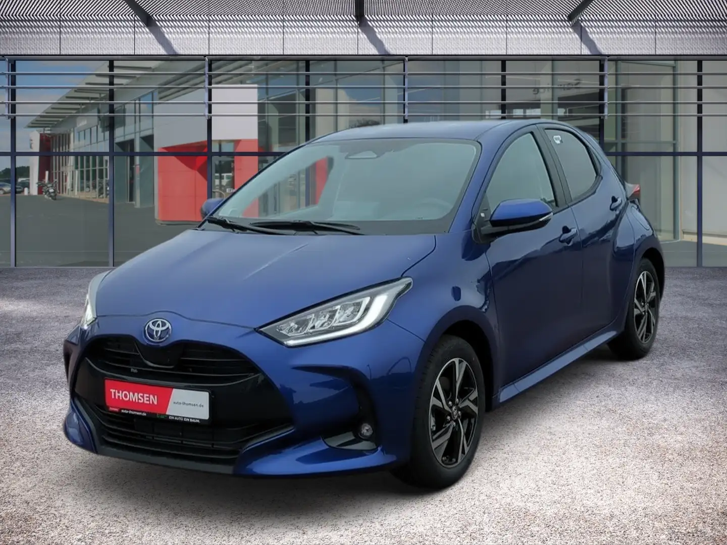 Toyota Yaris 1.5 D Team Deutschland ACC AUT LED Virtual Blau - 2