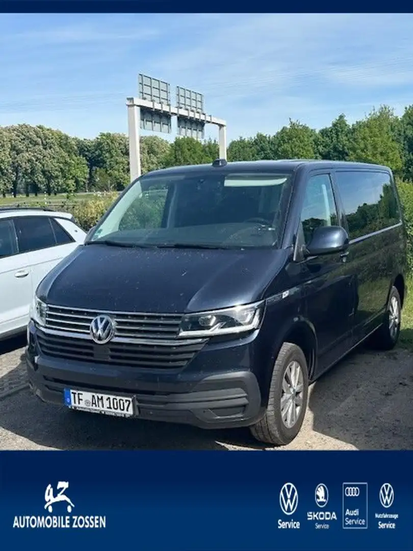 Volkswagen T6 Caravelle T6.1 Caravelle 2,0 TDI DSG Comfortline Navi, LE Blau - 1