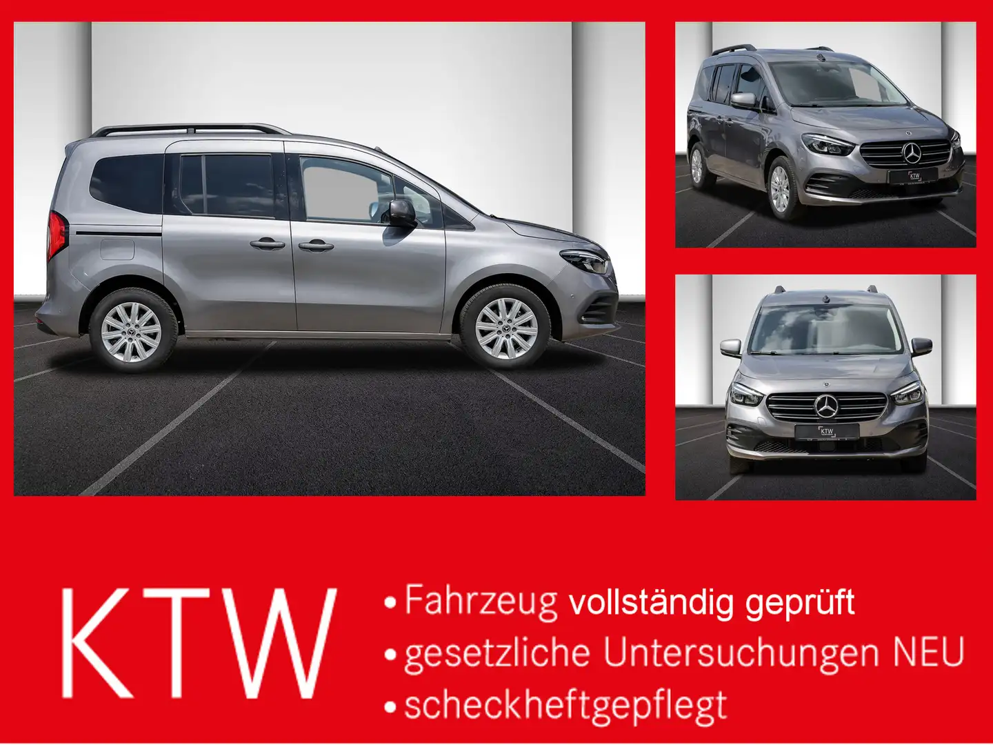 Mercedes-Benz T-Class d,Progressive,LED.AHK,MBUX,Navi,Kamera Grau - 1