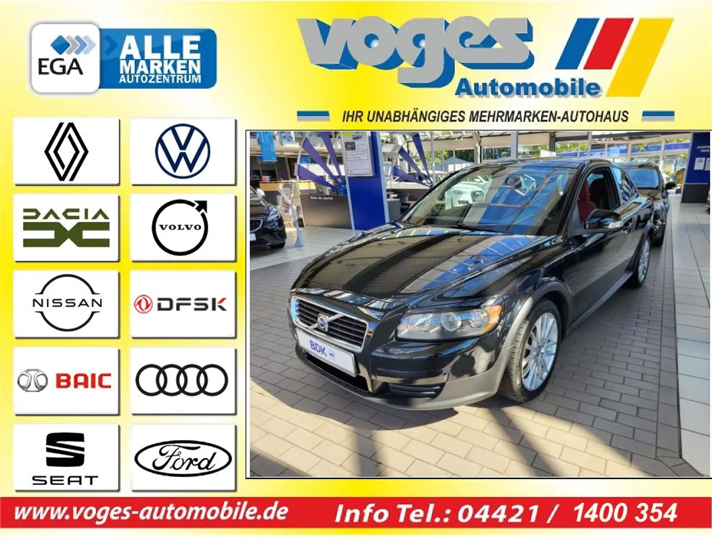 Volvo C30 1.6 Edition Schwarz - 1