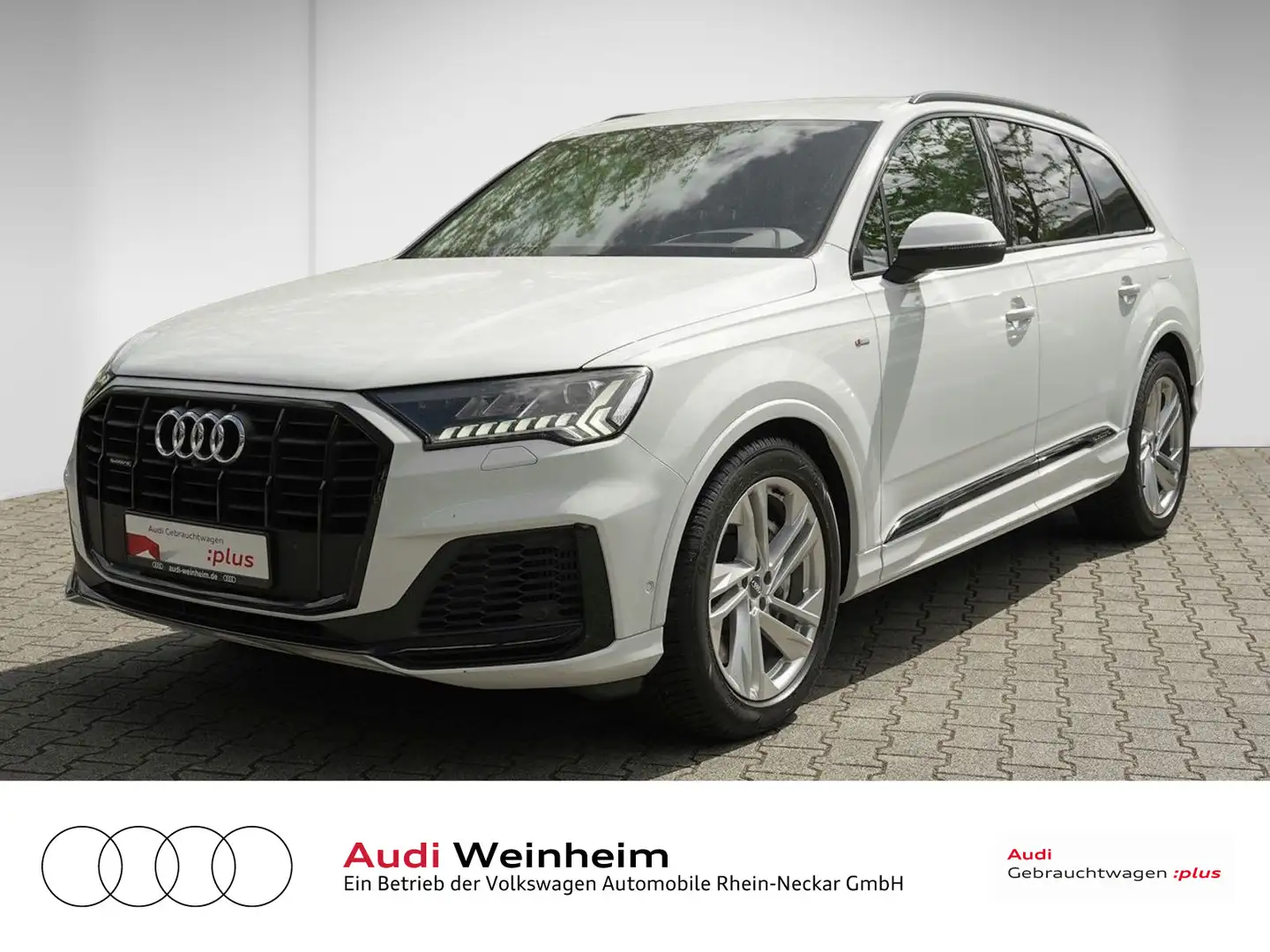 Audi Q7 55 TFSIe quattro Black-Paket S-line HD-Matrix Weiß - 2