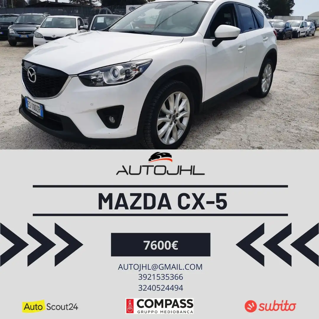 Mazda CX-5 CX-5 2.2 Exceed 4wd 175cv Bianco - 1