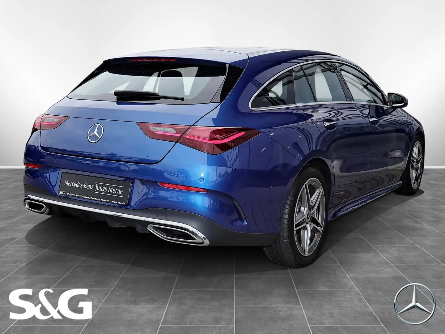 Mercedes-Benz CLA 200 AMG KEYLESS+KAMERA+LED+18 Bleu - 2