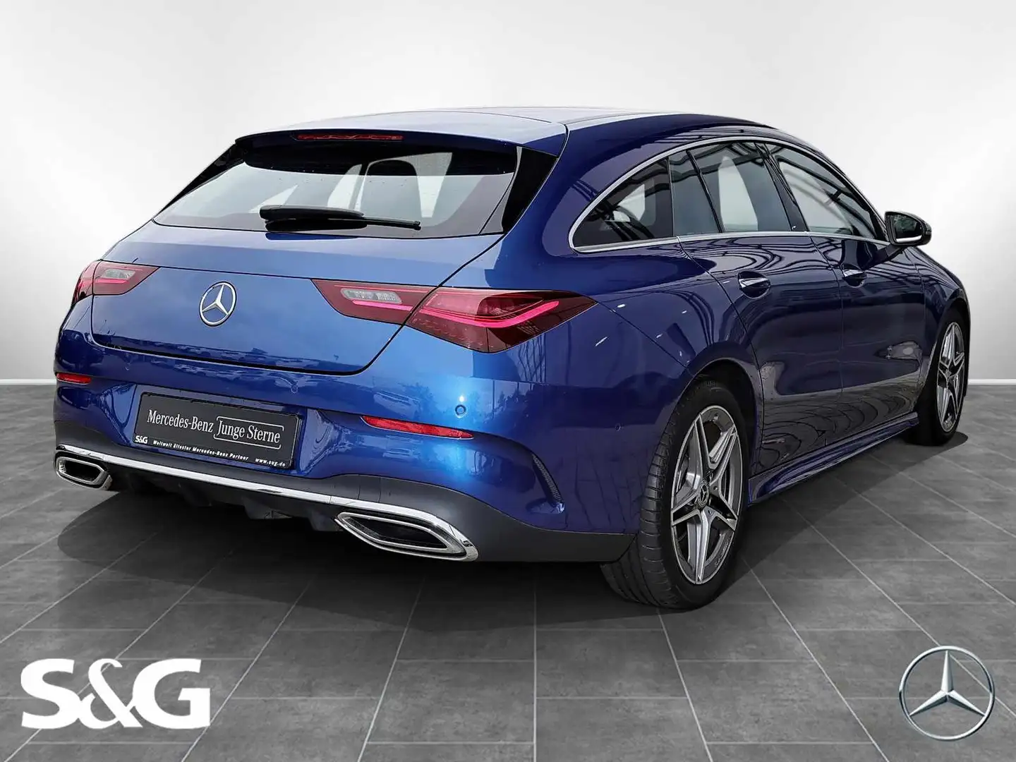 Mercedes-Benz CLA 200 AMG KEYLESS+KAMERA+LED+18 Kék - 2