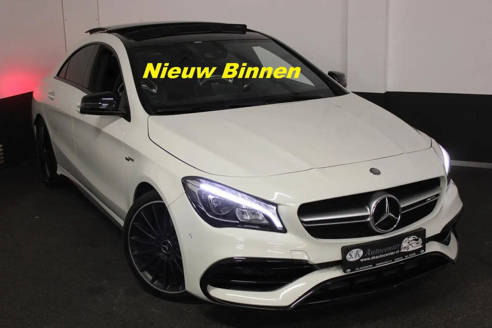 Mercedes-Benz CLA 45 AMG*PERFORMANCE*4-MATIC*PANO*FULL OPTIES. Blanc - 1