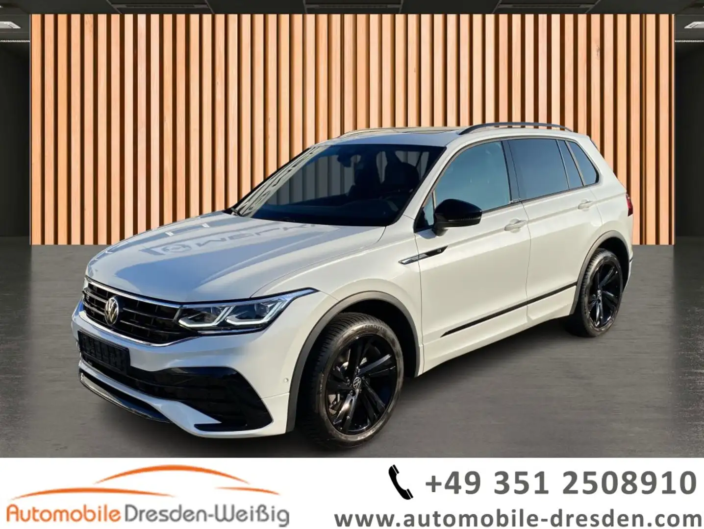 Volkswagen Tiguan 2.0 TSI DSG R-Line 4Motion*Navi*ACC*Pano* White - 1