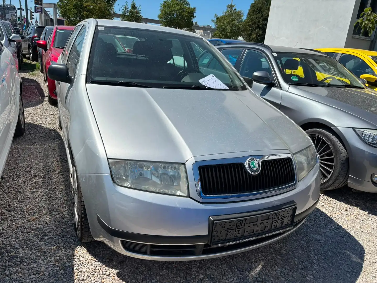 Skoda Fabia Luna 1,2 mit Klimaanlage PICKERL in der Frist Silber - 1