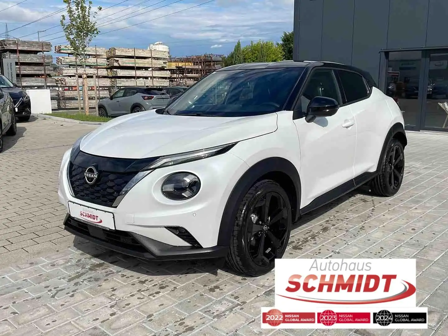 Nissan Juke 1.6 Hybrid Tekna BOSE Wit - 1