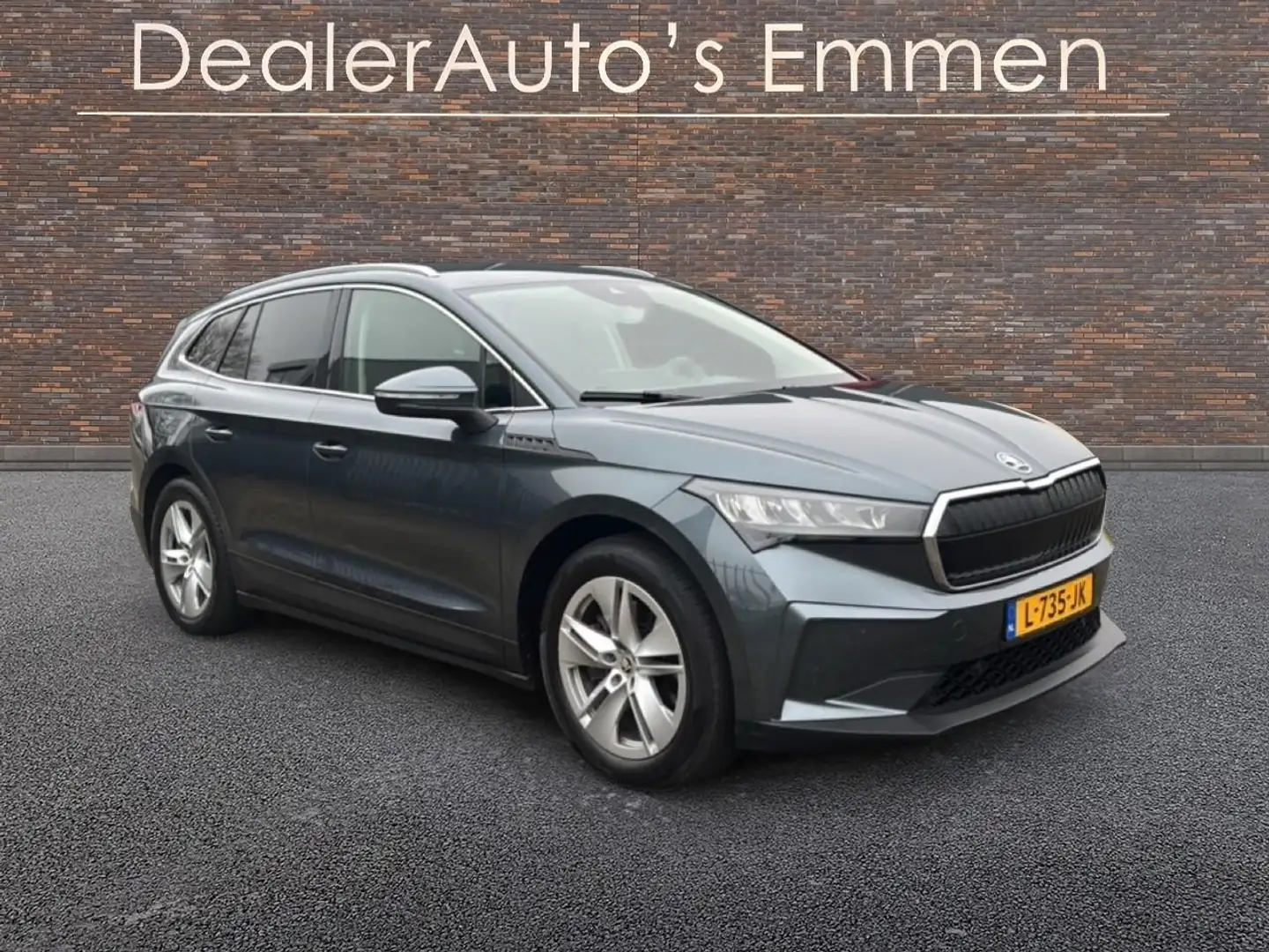 Skoda Enyaq iV 80 LEDER LED NAVI LMV CRUISE Gris - 1