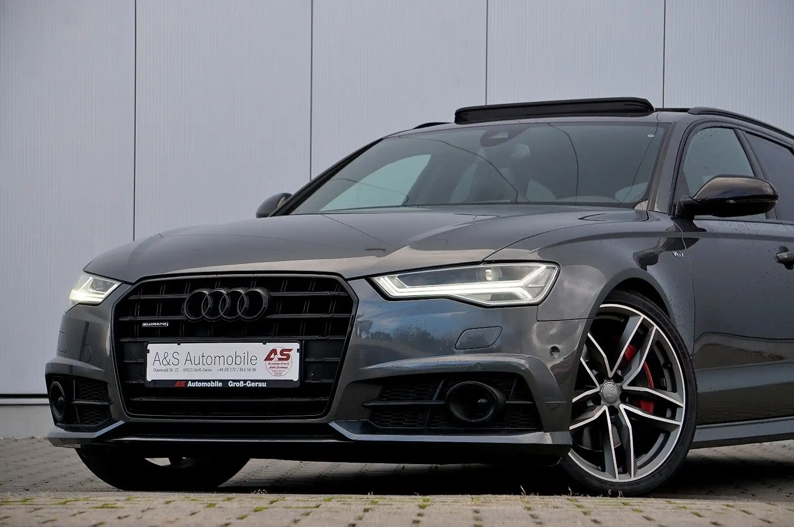 Audi A6 3.0 TDI comp. *UNFALLFREI *S-SITZE *PANO *AHK Gris - 1