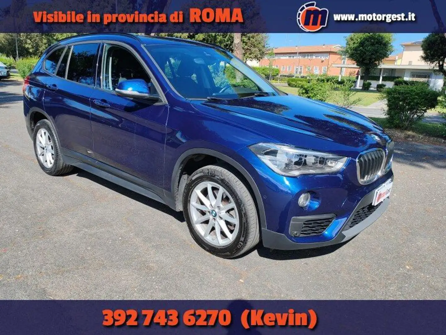 BMW X1 sDrive18d Business Bleu - 1