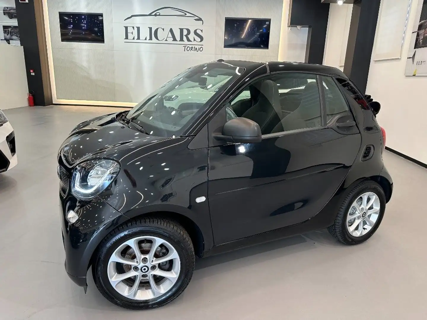 smart forTwo 90 0.9 T twinamic cabrio Passion Nero - 1