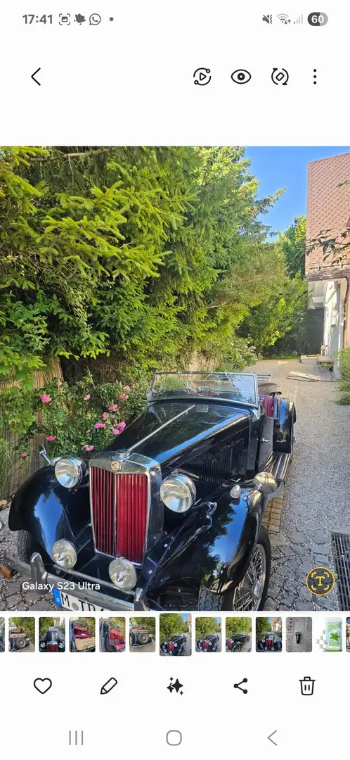 MG TD Cabriolet Nero - 2