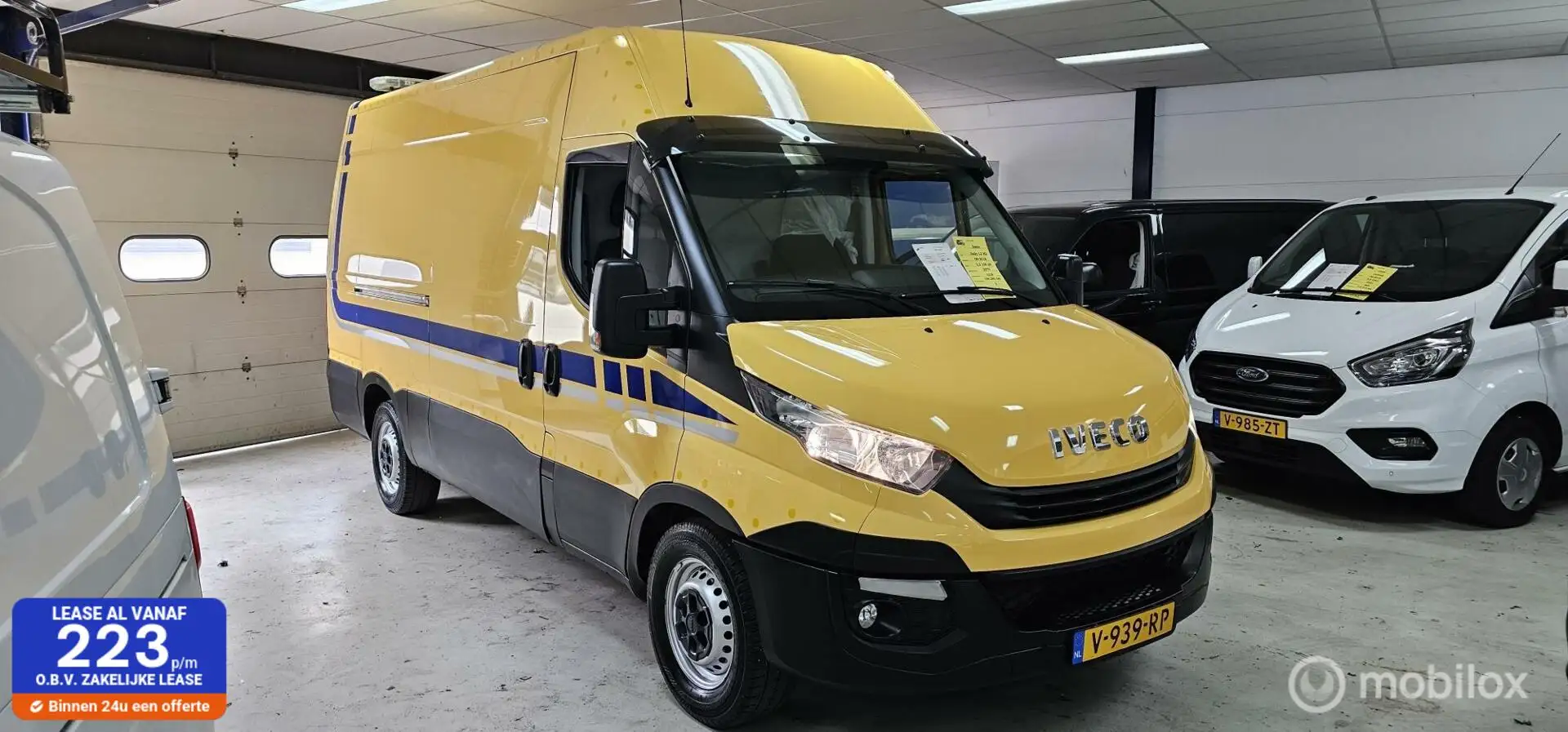 Iveco Daily 35C 2.3 Lang Hoog 3500 KG trekgew.Kasten Airco Geel - 1