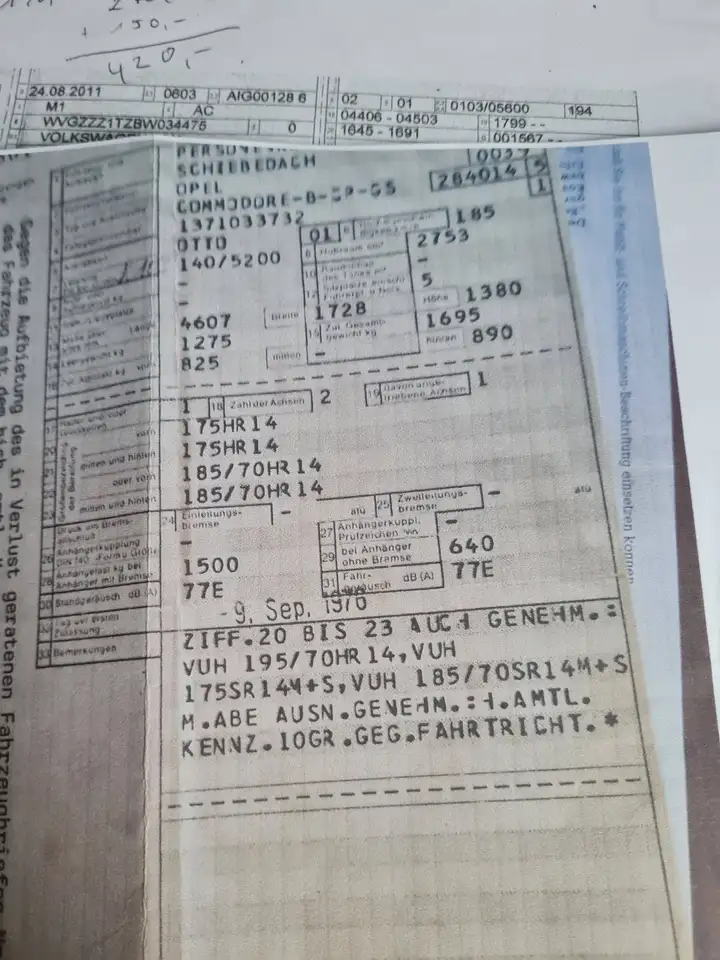 Opel Commodore 2.8 GS, foto 6