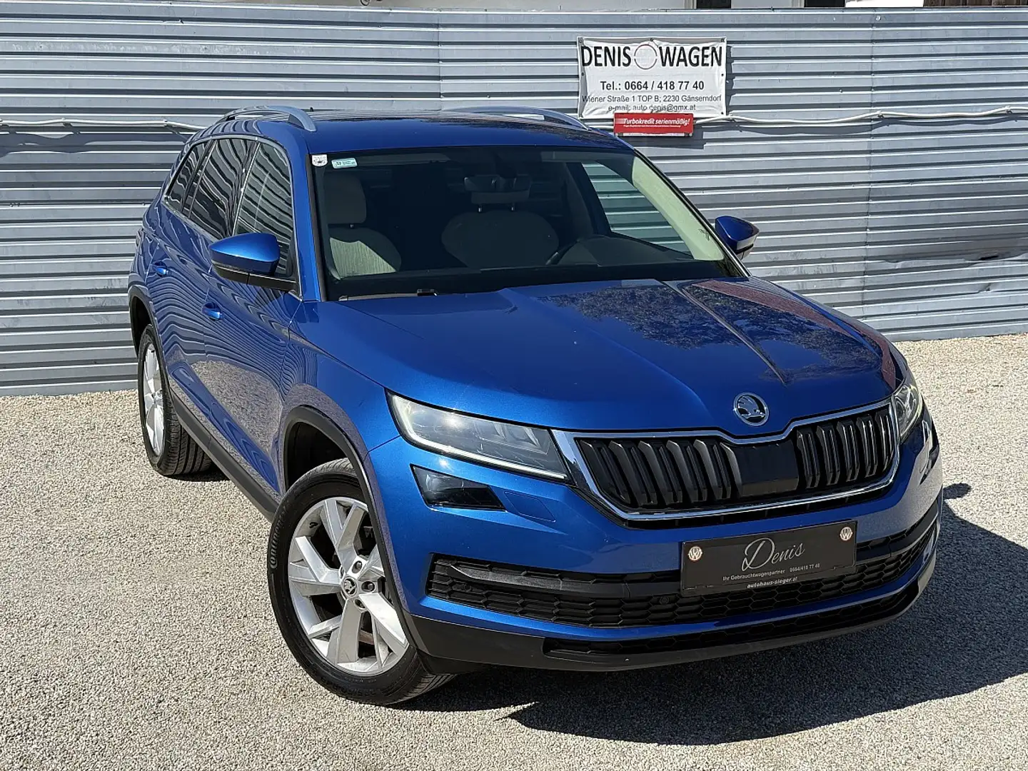 Skoda Kodiaq 2,0 TDI SCR Style Limited DSG Blau - 1