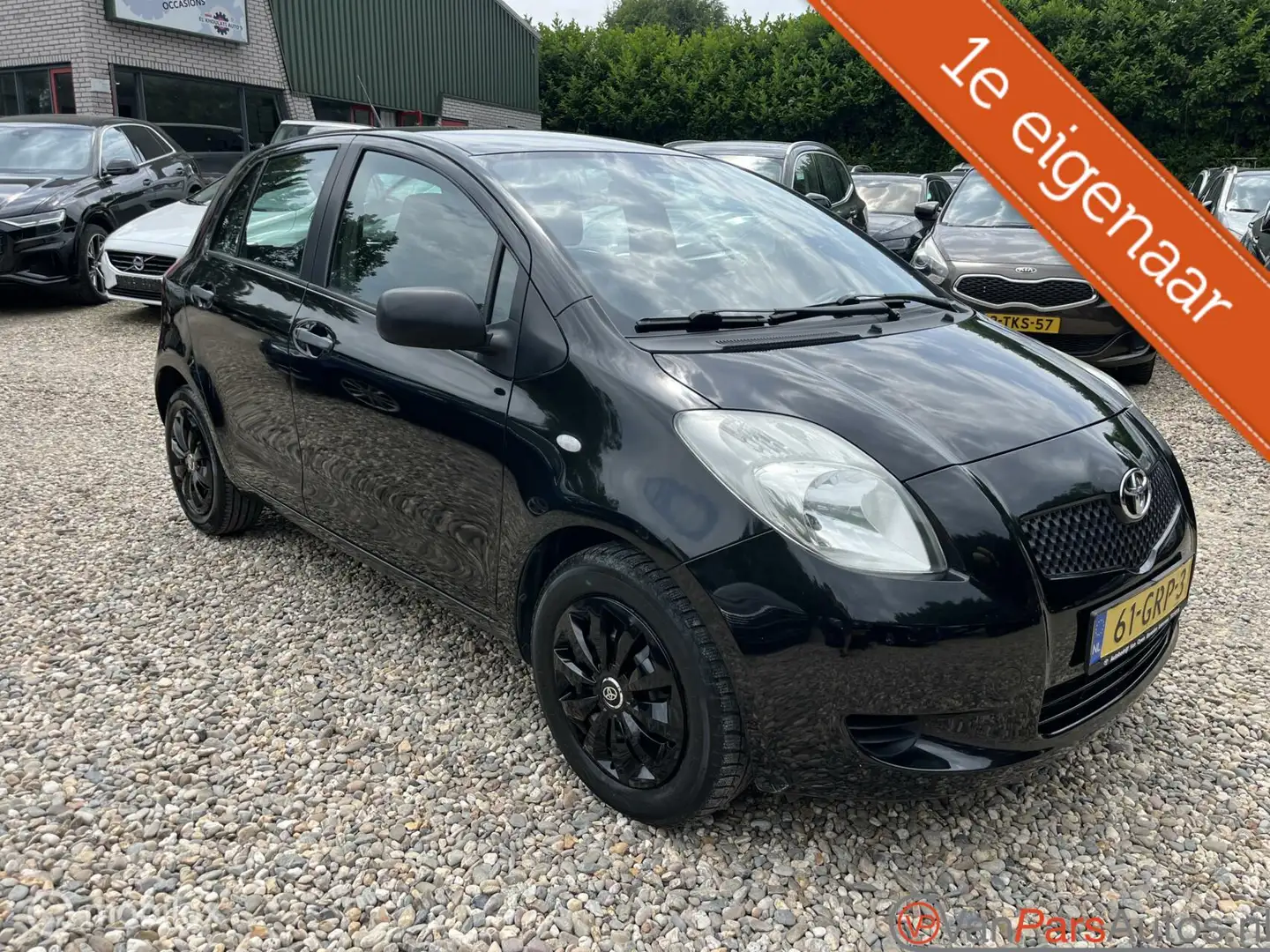 Toyota Yaris 1.3 VVTi Sol,Airco,5drs,1e eigenaar! Fekete - 2
