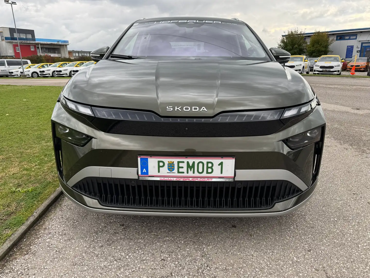 Skoda Enyaq 85x Grün - 2