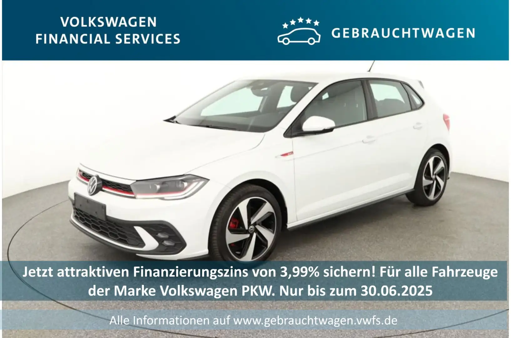 Volkswagen Polo GTI 2.0 TSI DSG 4 Türen PDC*Klima*SH Weiß - 1