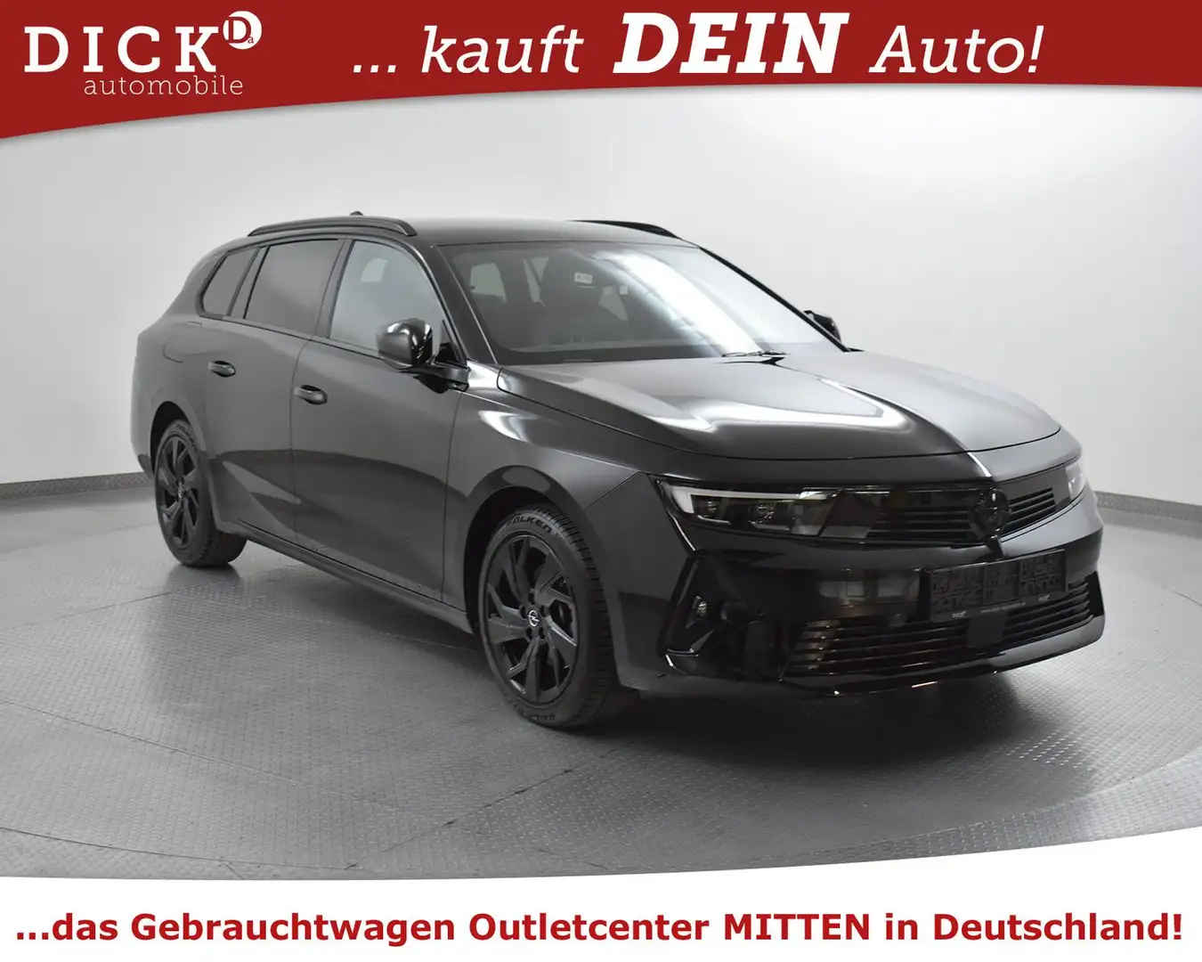 Opel Astra 1.2 Turbo Aut. GS Line NAVI+360+LED+VIRTU Чорний - 1