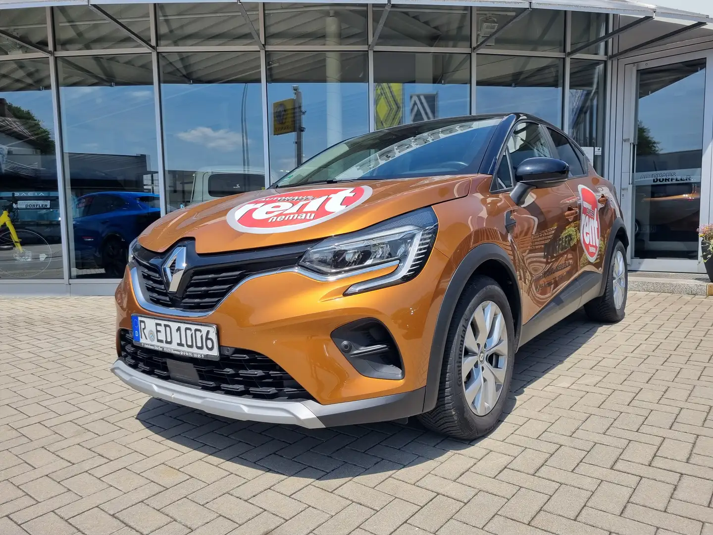 Renault Captur Zen- SOFORT Verfügbar, Automatik Orange - 2