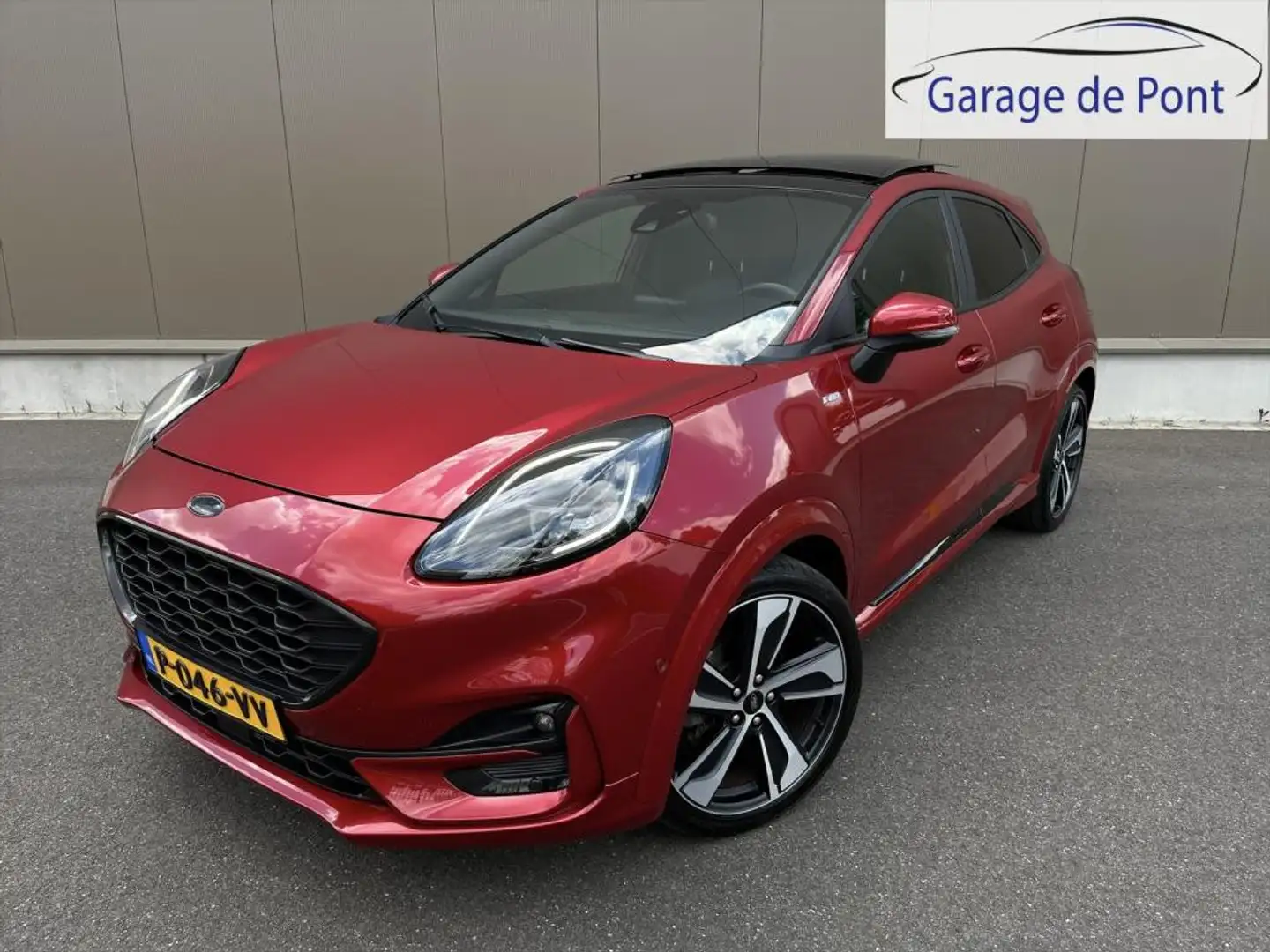 Ford Puma 1.0 EcoBoost Hybrid ST-line X Panoramadak Rood - 1