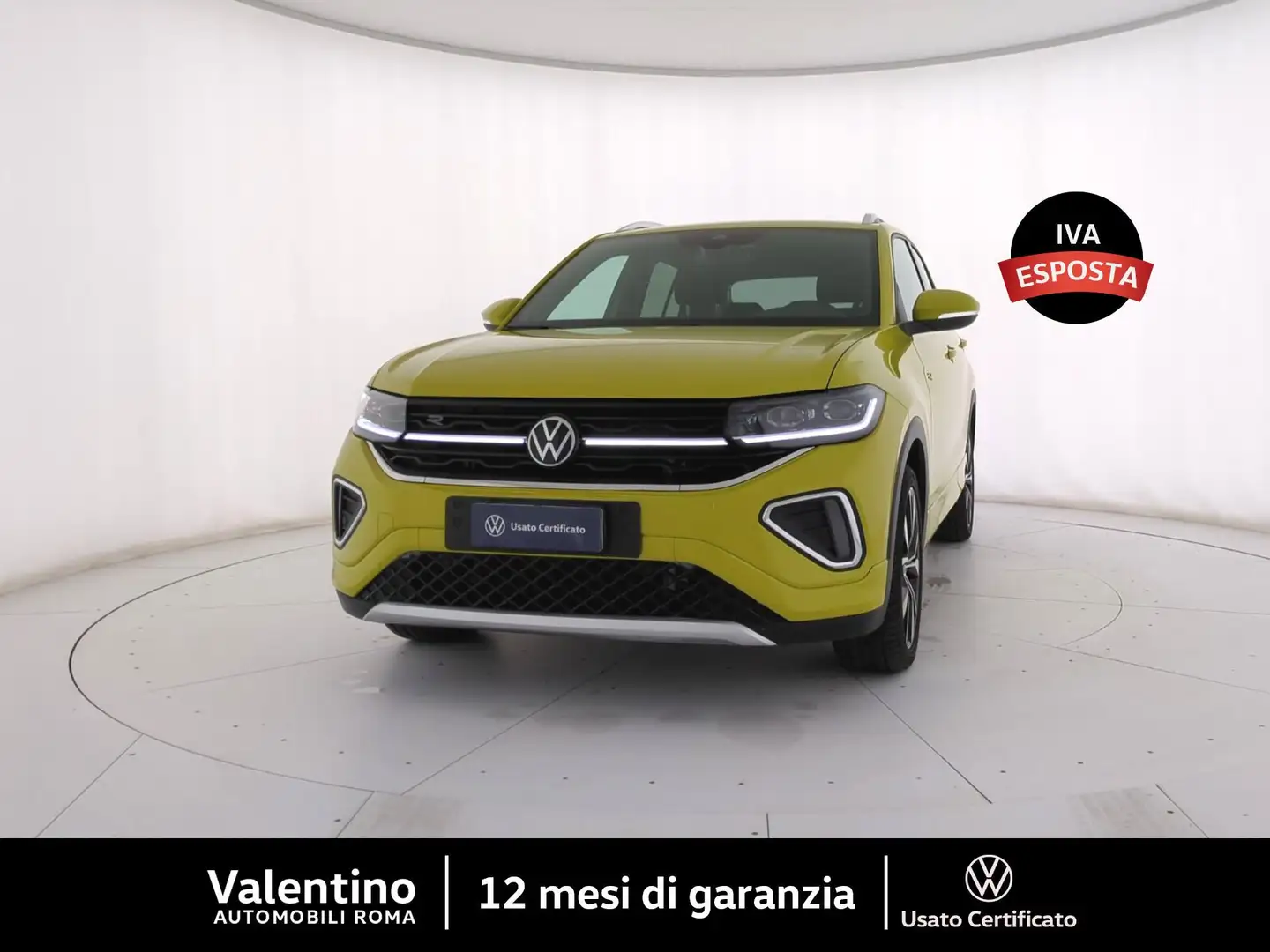 Volkswagen T-Cross 1.0 TSI DSG R-LINE 115 CV Jaune - 1