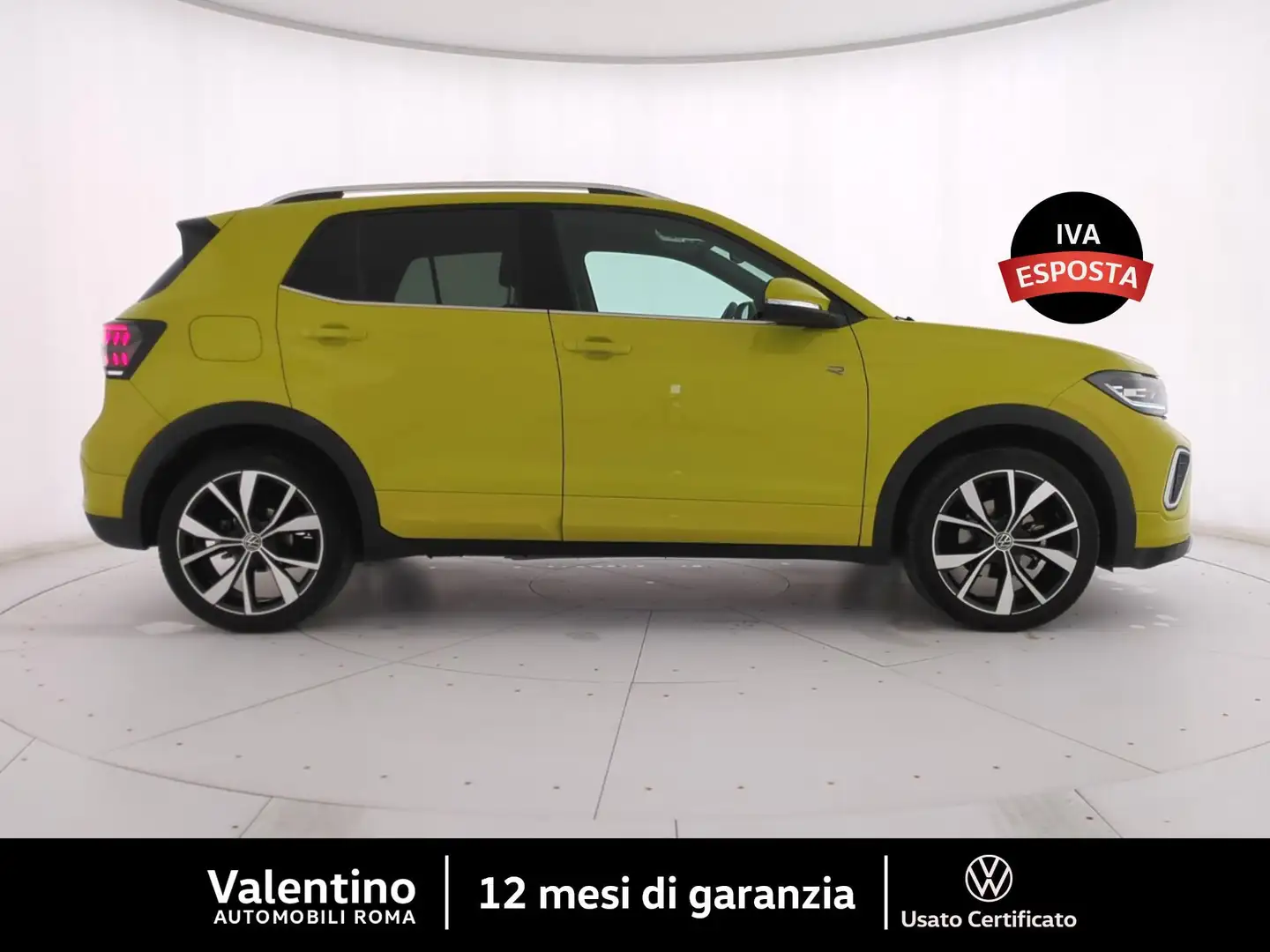Volkswagen T-Cross 1.0 TSI DSG R-LINE 115 CV Jaune - 2
