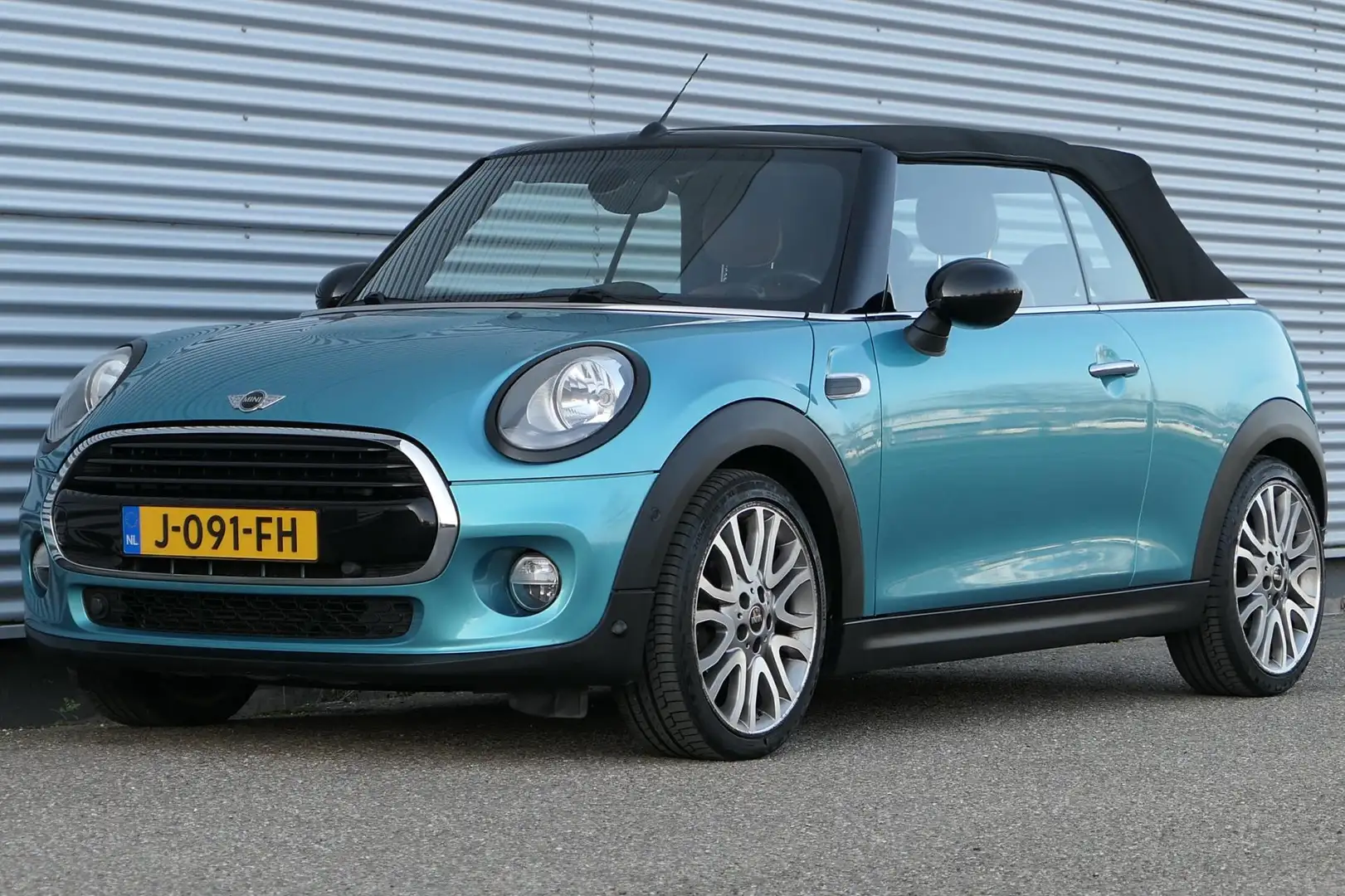 MINI Cooper Cabrio Mini 1.5 Pepper Serious Business BTW-auto Leder St Bleu - 2
