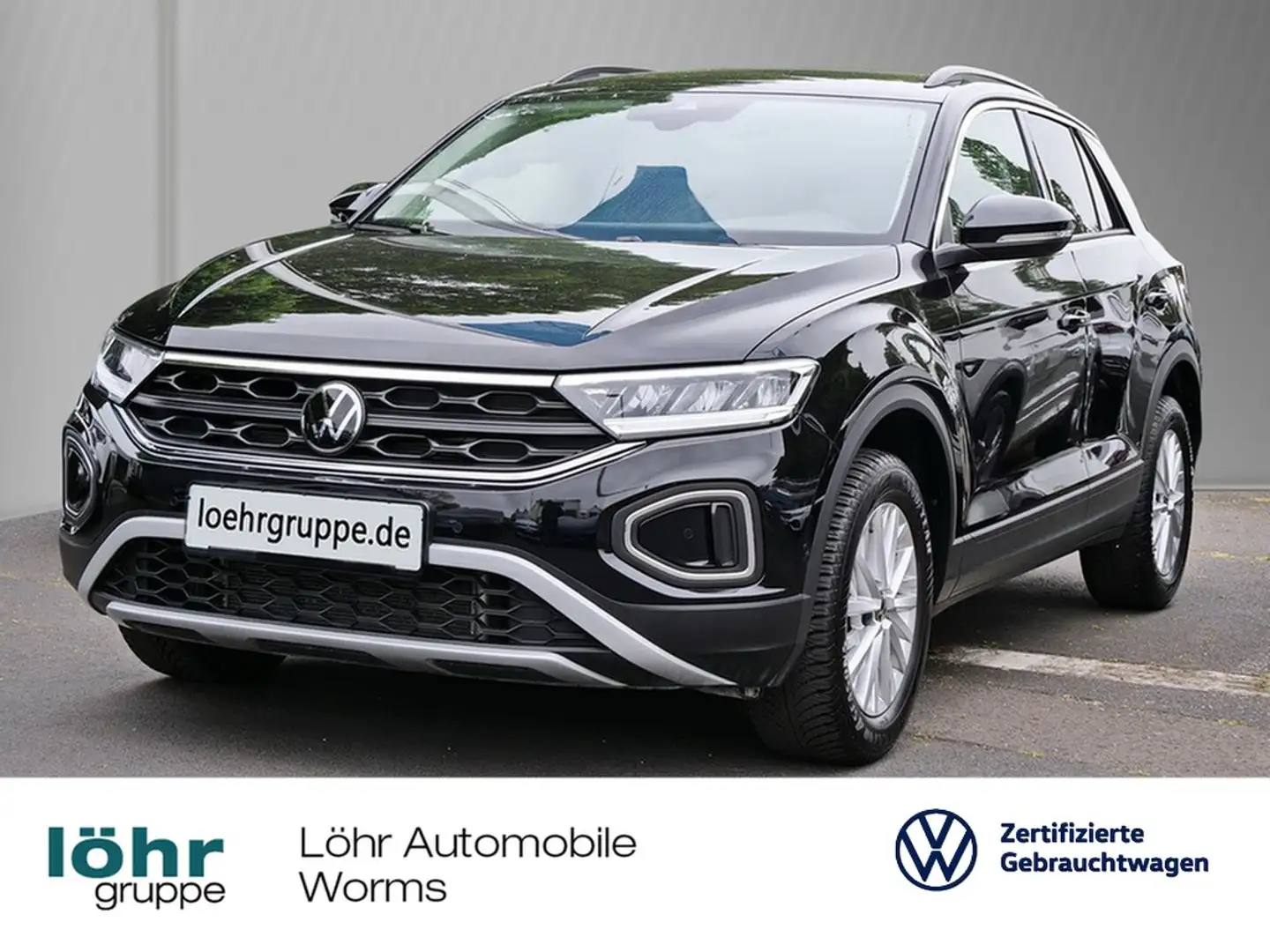 Volkswagen T-Roc 1.5 TSI Life *LED*NAVI*SITZHEIZUNG* Schwarz - 1