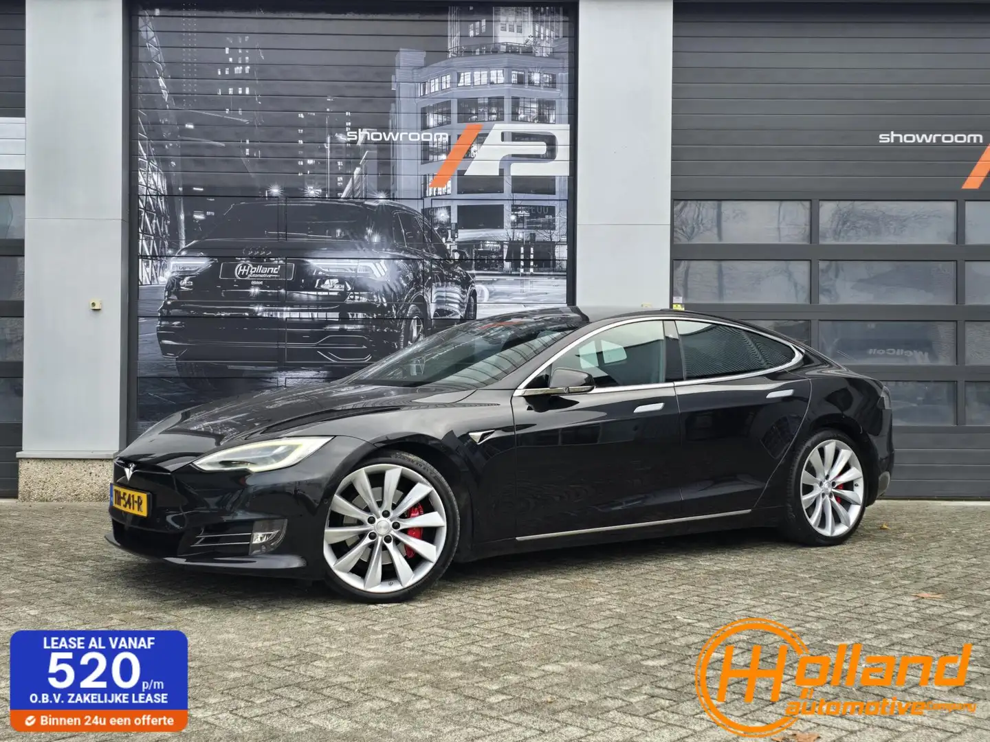 Tesla Model S P100D Performance Ludicrous+ ! Zwart - 1
