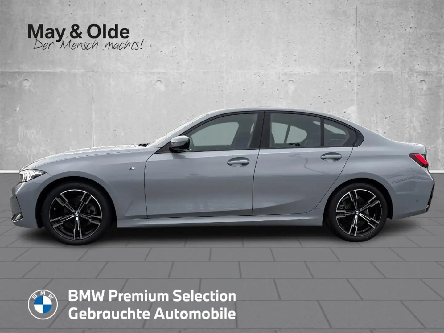 BMW 320 I xDrive M Sport ACC LED SHZ Navi Digitales Cockpi Grau - 2